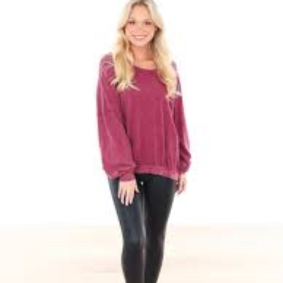 Free People 213 Vintage Wash Long Sleeve T-Shirt - Picture 4 of 10